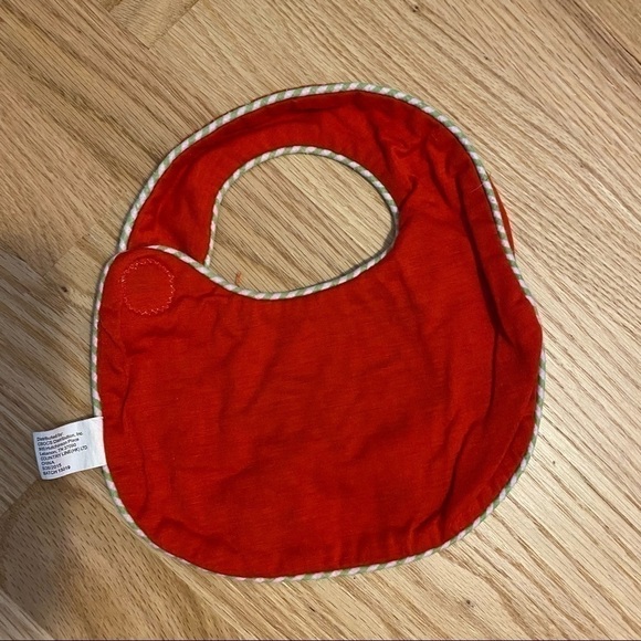 Elf Bib Baby Christmas Red Green - Picture 3 of 3